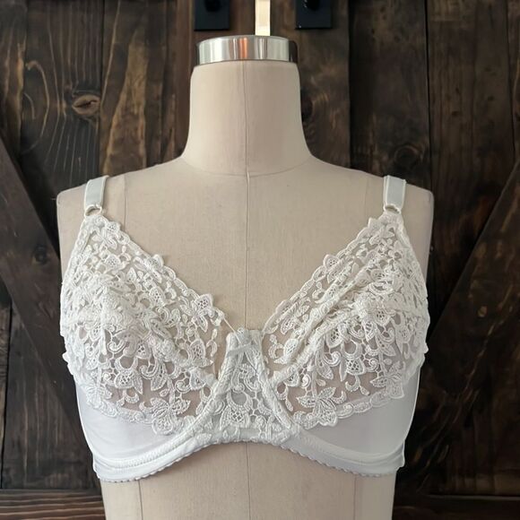 Wacoal Tapestry Embroidery Sheer Lace
Bra Sz-32D - Picture 1 of 14